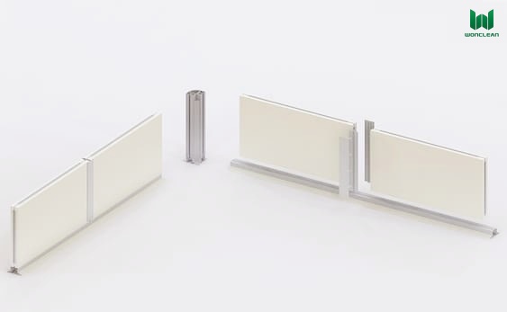 WONCLEAN lanza un sistema de tabiques desmontables flexibles para entornos de salas blancas dinámicos.