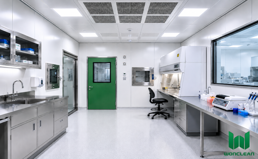 Sala de muestras del hospital
