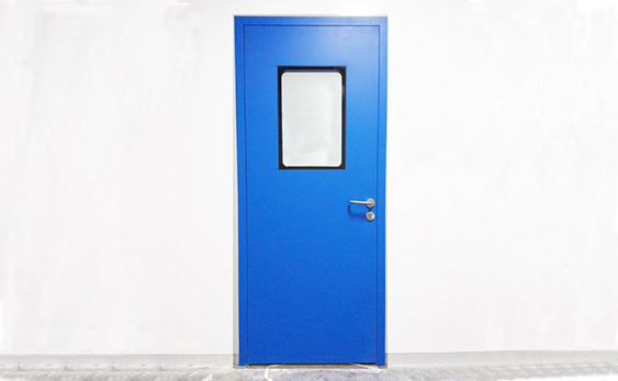 Puerta de acero para sala limpia