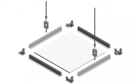 Introducción a la composición y construcción del sistema de techo para sala blanca.