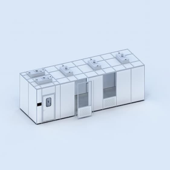 Tres soluciones innovadoras para espacios limpios modulares
