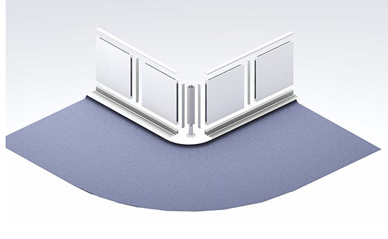 Requisitos de materiales para sistemas de paredes de salas blancas