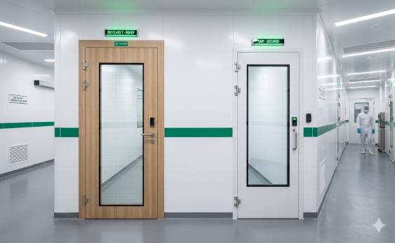 ¿Cuál es la diferencia entre una puerta HPL y una puerta de acero?